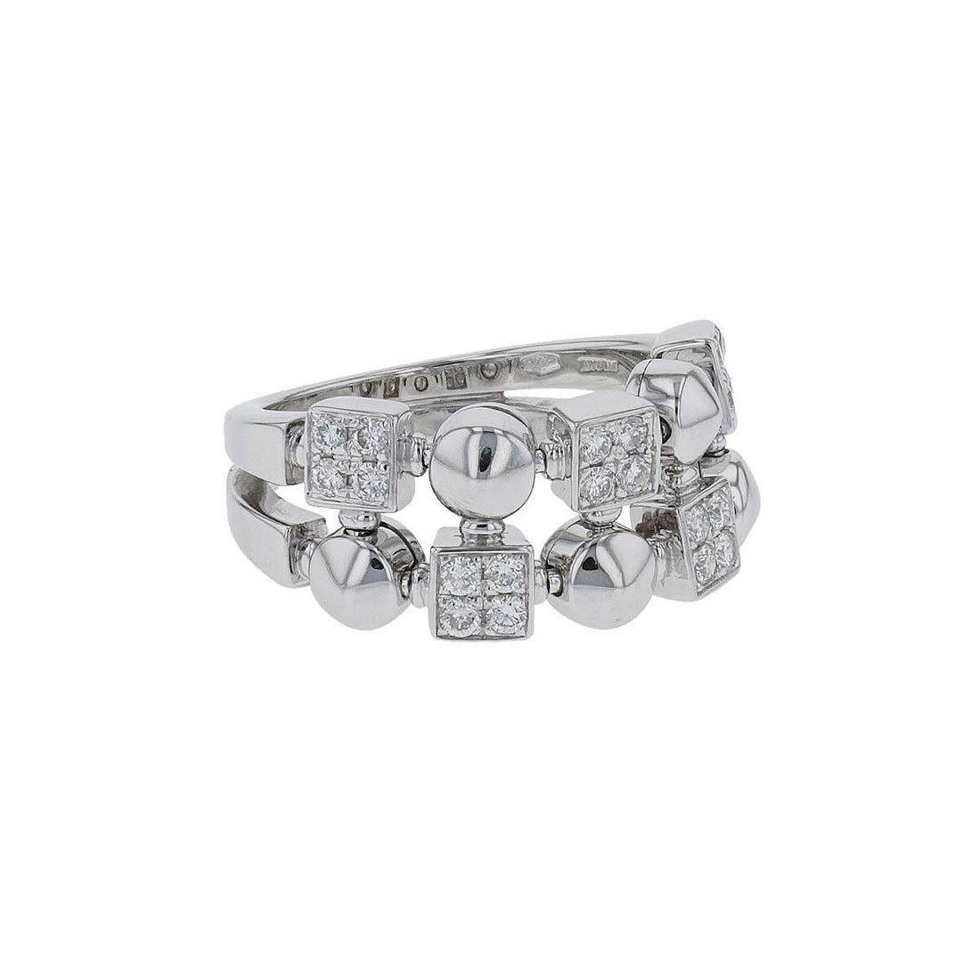 Bulgari Lvcea diamonds and gold ring