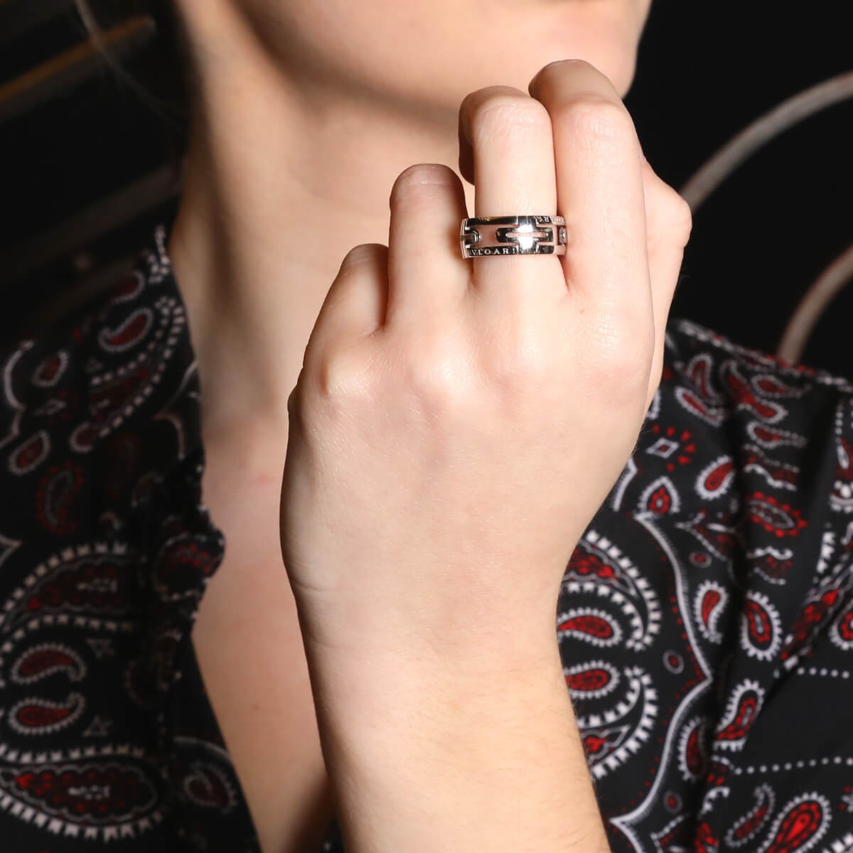 Bulgari Parentesi gold ring