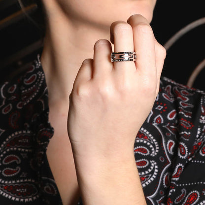 Bulgari Parentesi gold ring