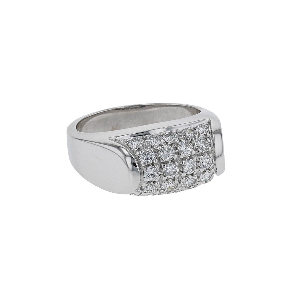 Bulgari Tronchetto diamonds and gold ring