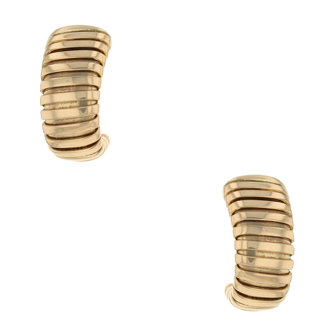 Bulgari Tubogas gold earrings