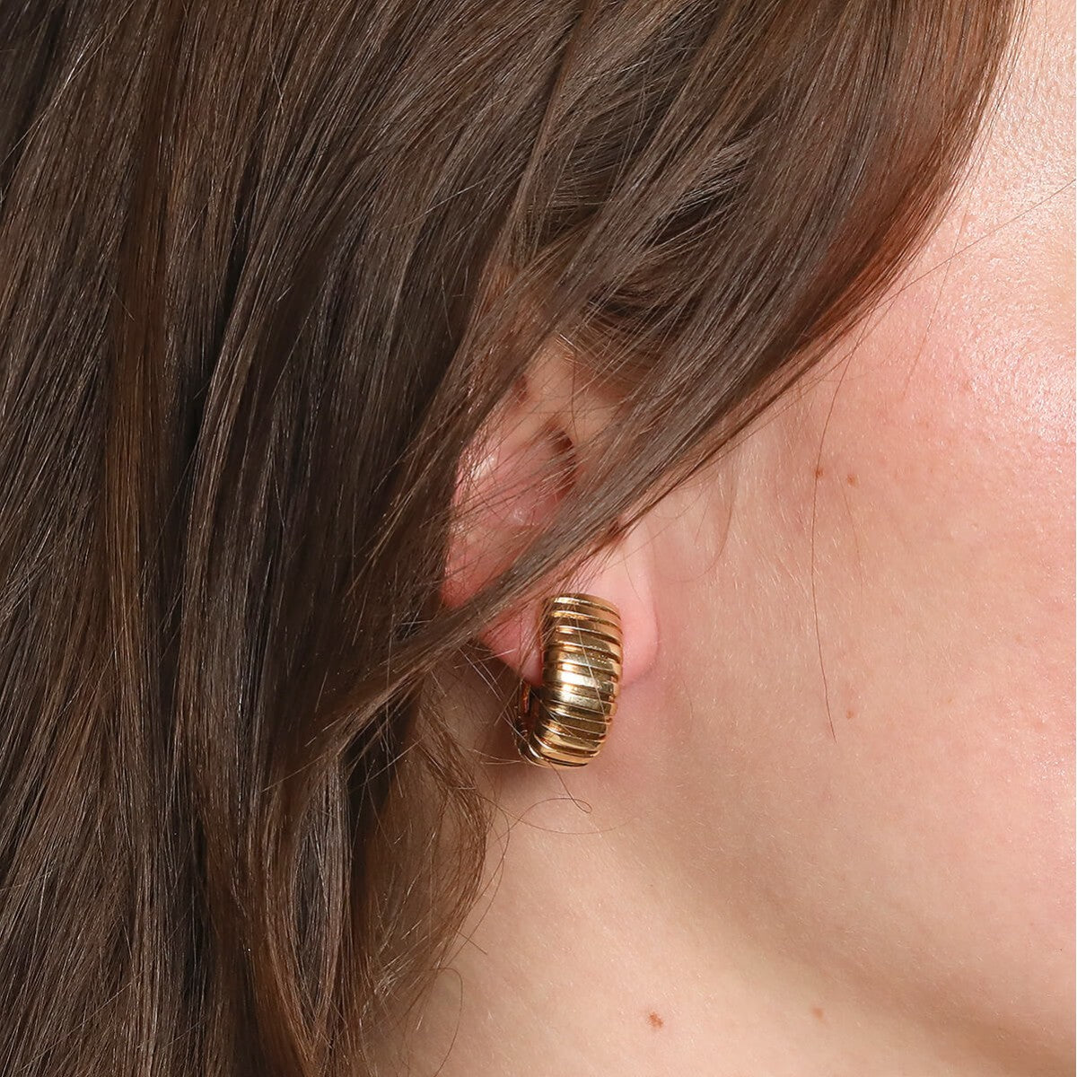 Bulgari Tubogas gold earrings