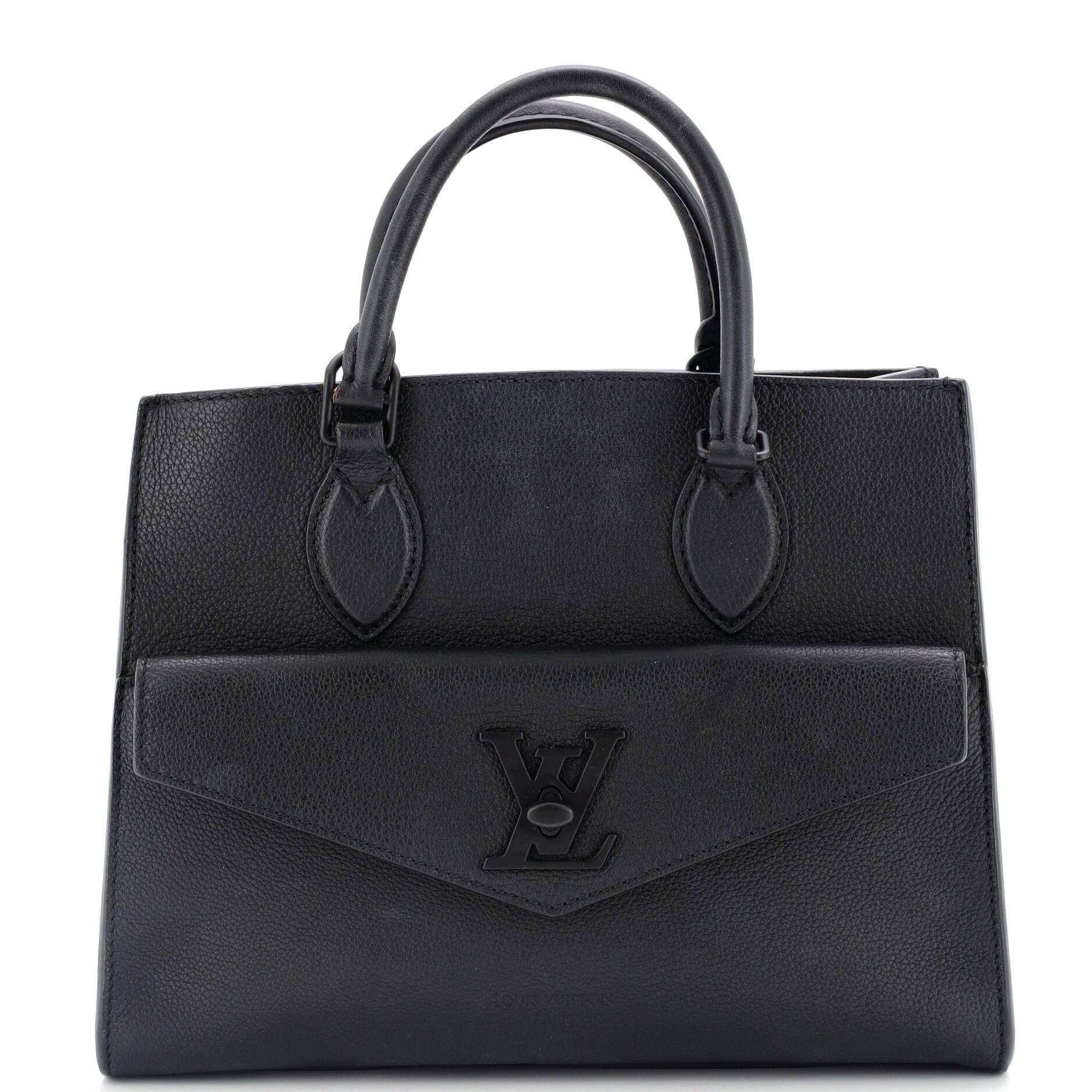 Louis Vuitton Lockme Monochrome Tote Leather Pm