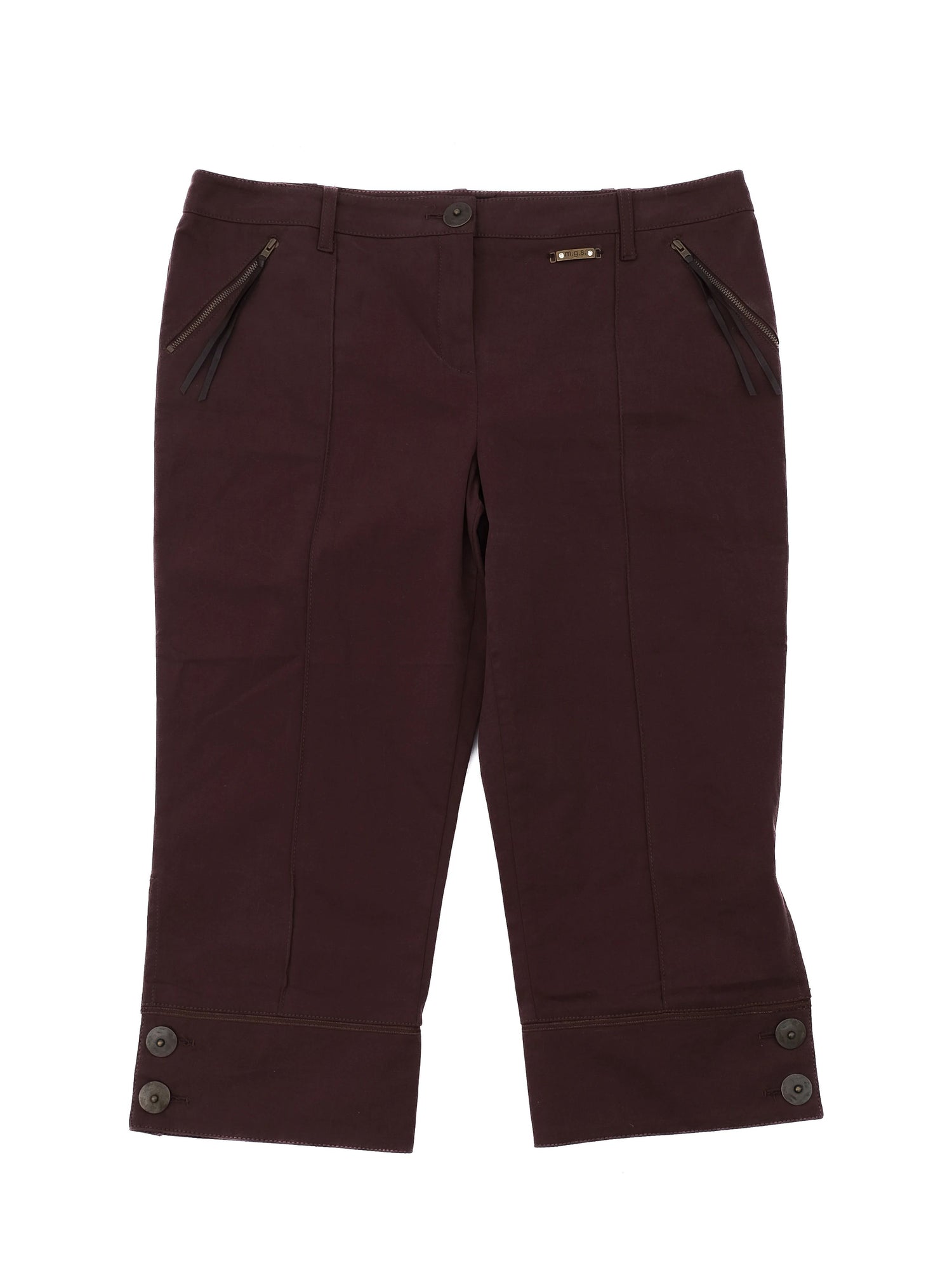 Excellent Maria Grazia Severi Orange Cropped Pants Size L