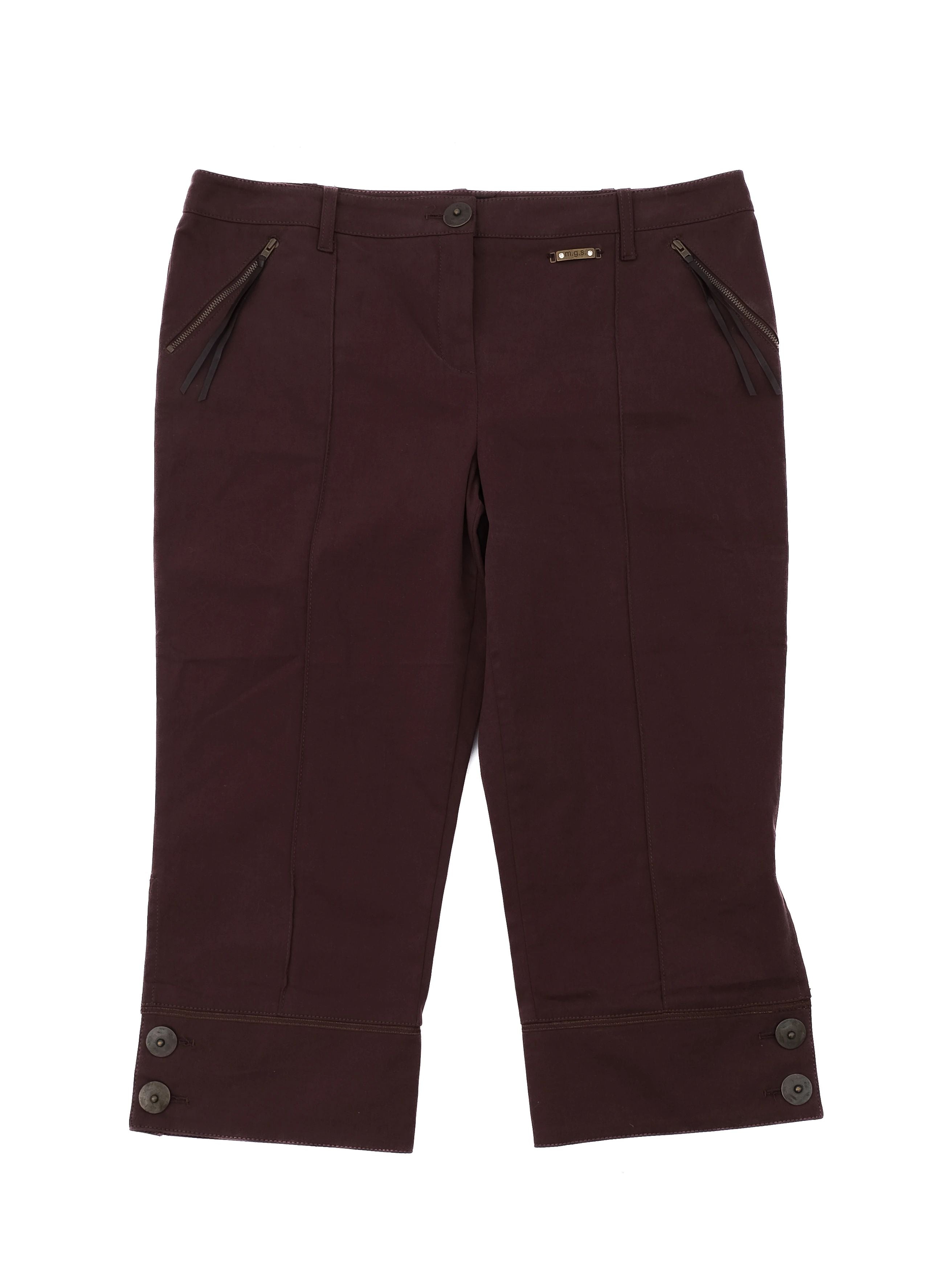 Excellent Maria Grazia Severi Orange Cropped Pants Size L