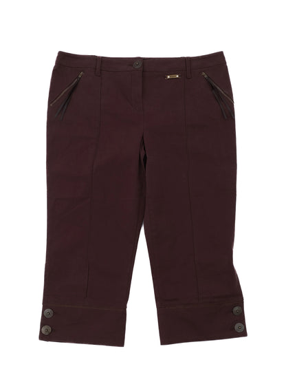 Excellent Maria Grazia Severi Orange Cropped Pants Size L