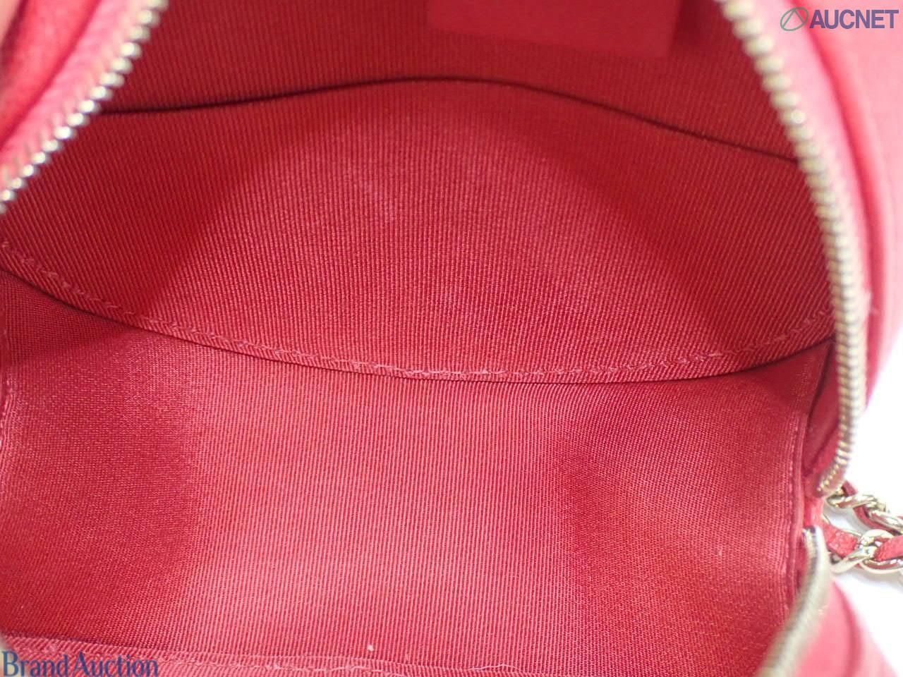 Chanel Matelasse Caviar Skin Coco Mark Round Chain