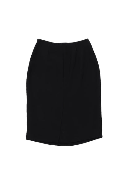Excellent Prada Black Viscose Skirt Size M - Women&