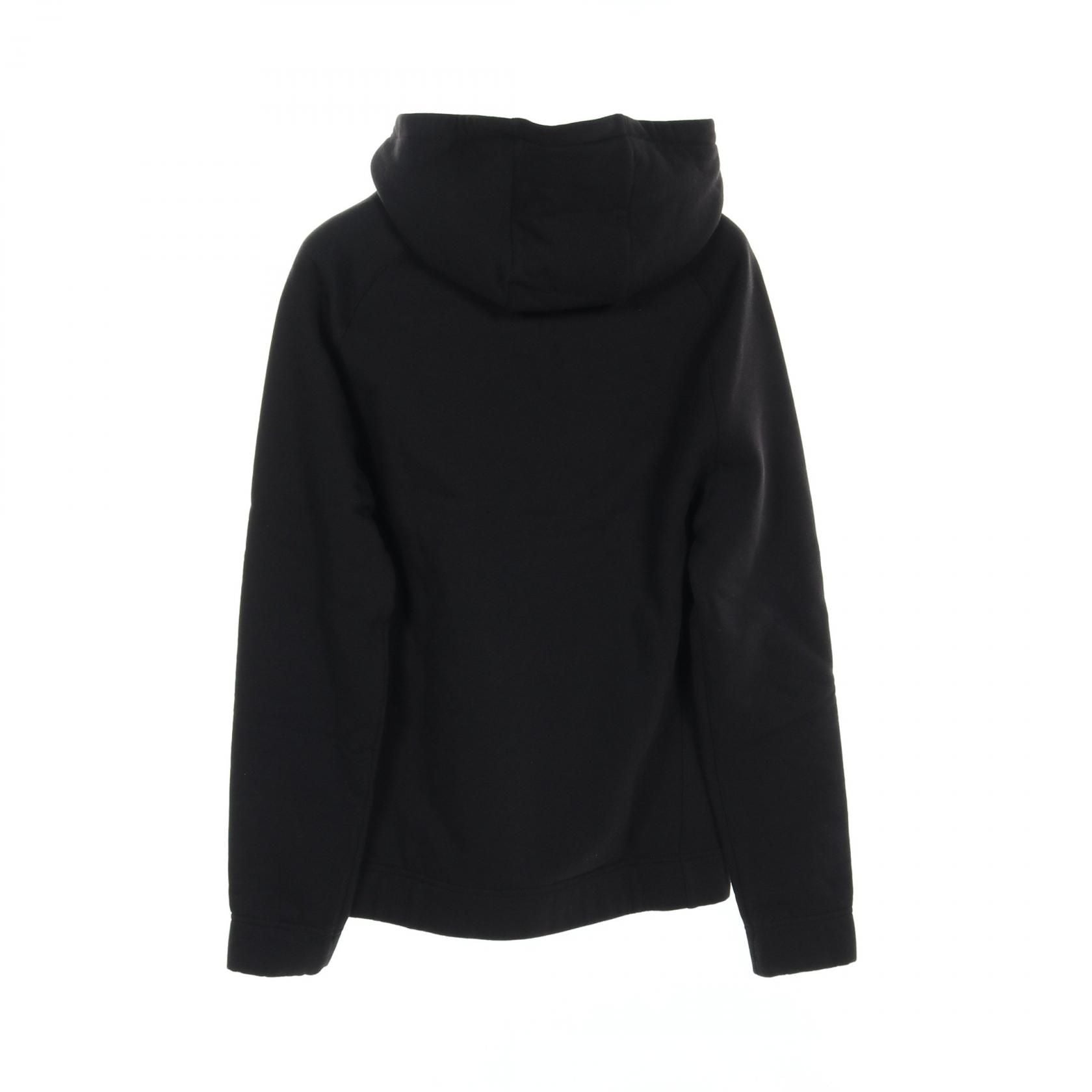 Hermes Serie Button Hoodie Black Cotton