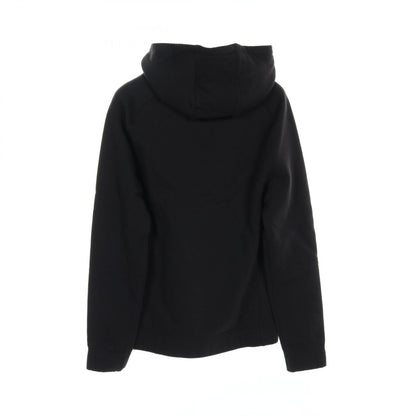 Hermes Serie Button Hoodie Black Cotton