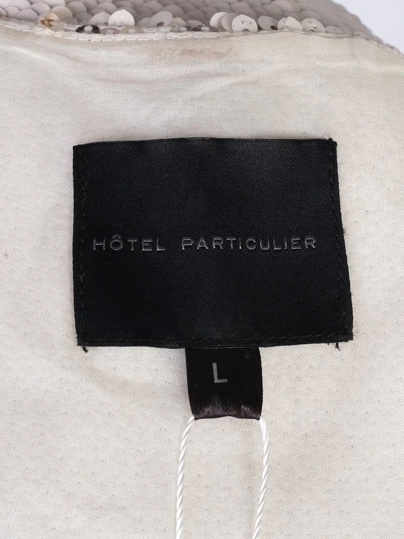 Excellent Viscose Sleeveless Sequined Dress Size L Women&