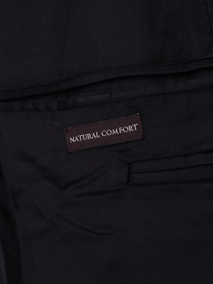 Excellent Canali Black Wool Suit Jacket Size XXL for Men