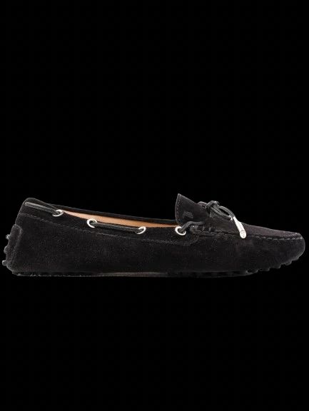 Excellent A.Testoni Black Leather Loafers Size 40 for Men