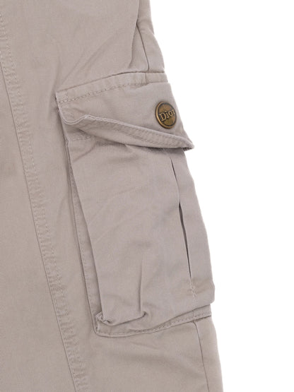 Excellent Dior Gray Cotton Cargo Pants Size 2 for Kids