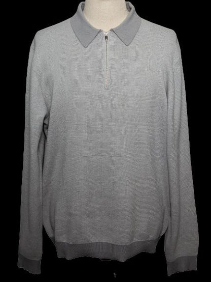 Good Condition Reiss Gray Cashmere Knit Sweater Size XXL
