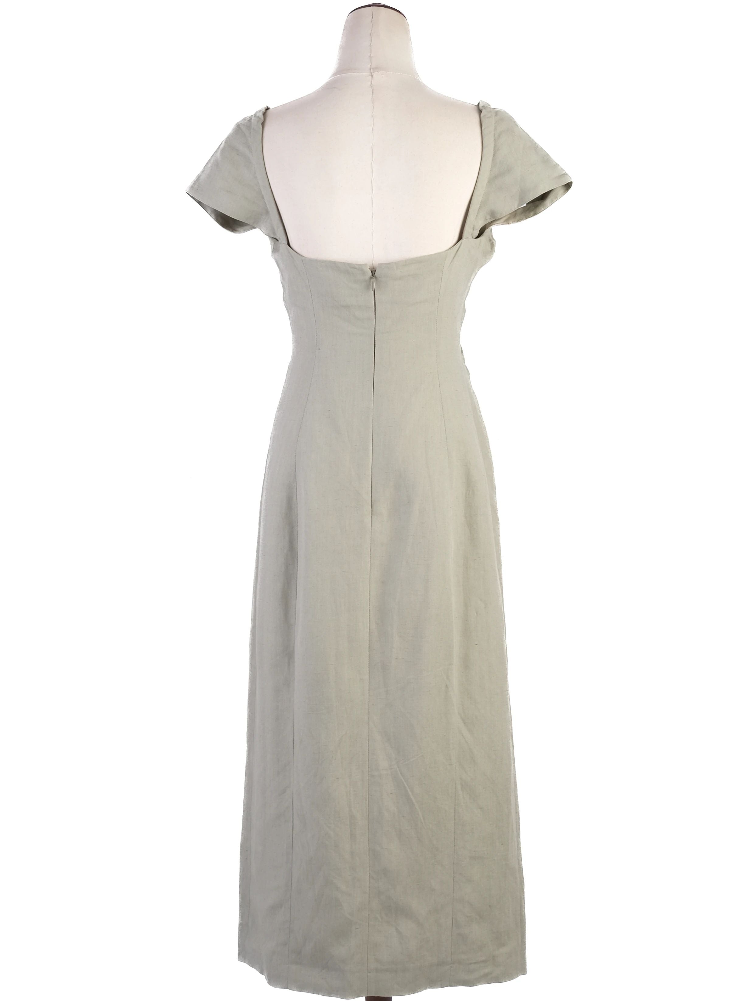 Excellent Jacquemus Green Off-Shoulder Dress Size M Viscose