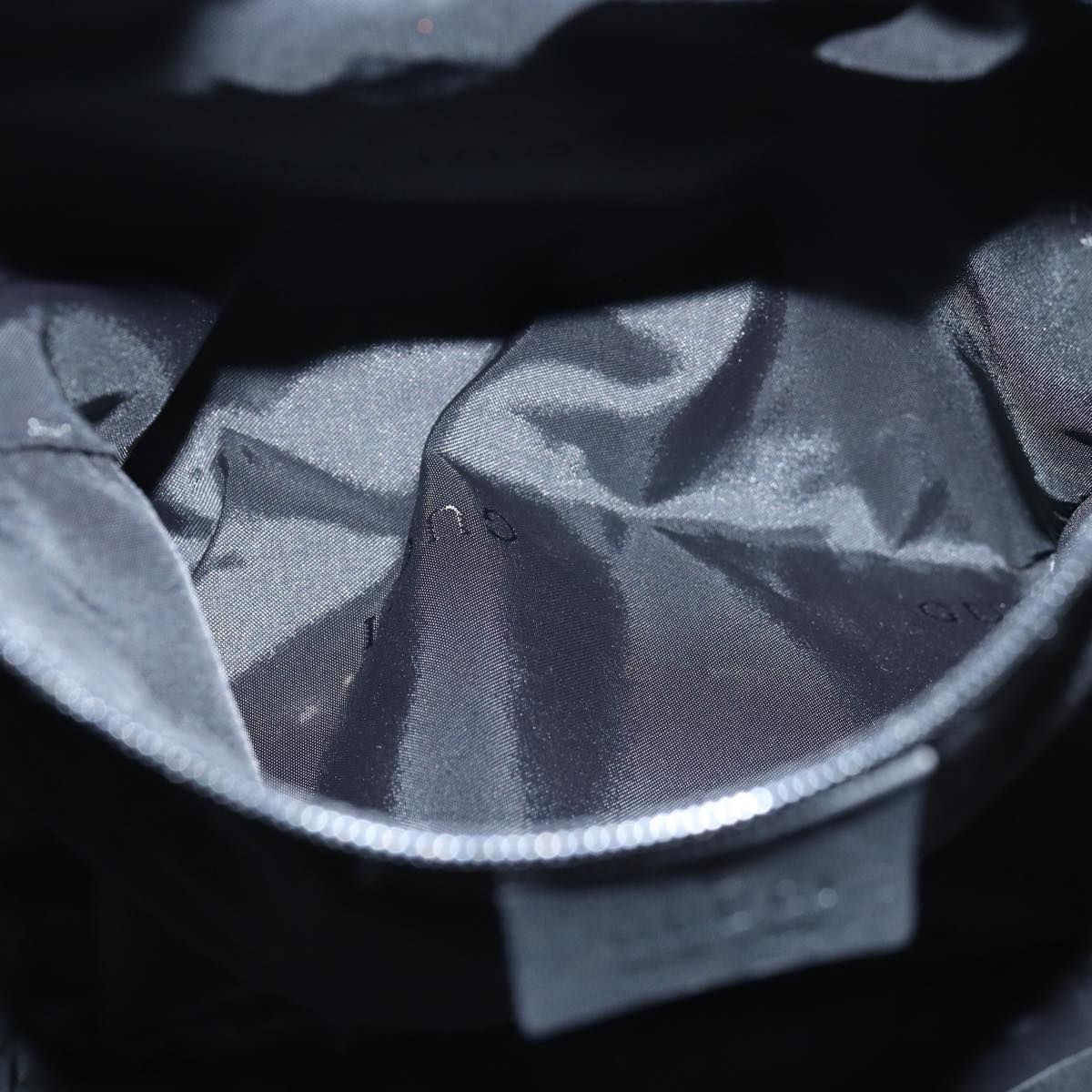 Gucci Backpack Nylon Leather Black