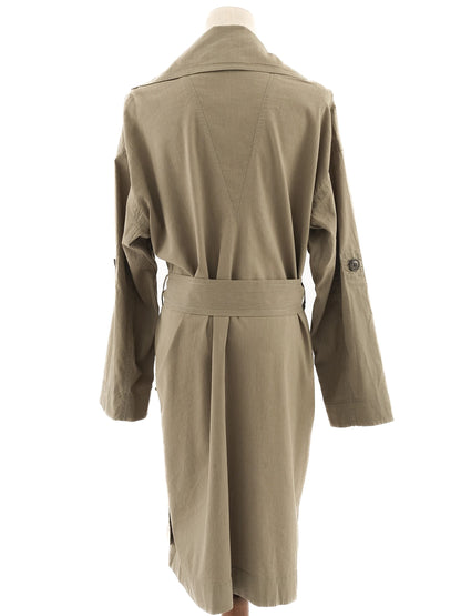 Excellent Emporio Armani Green Wool Blouse Size M Short-Sleeve