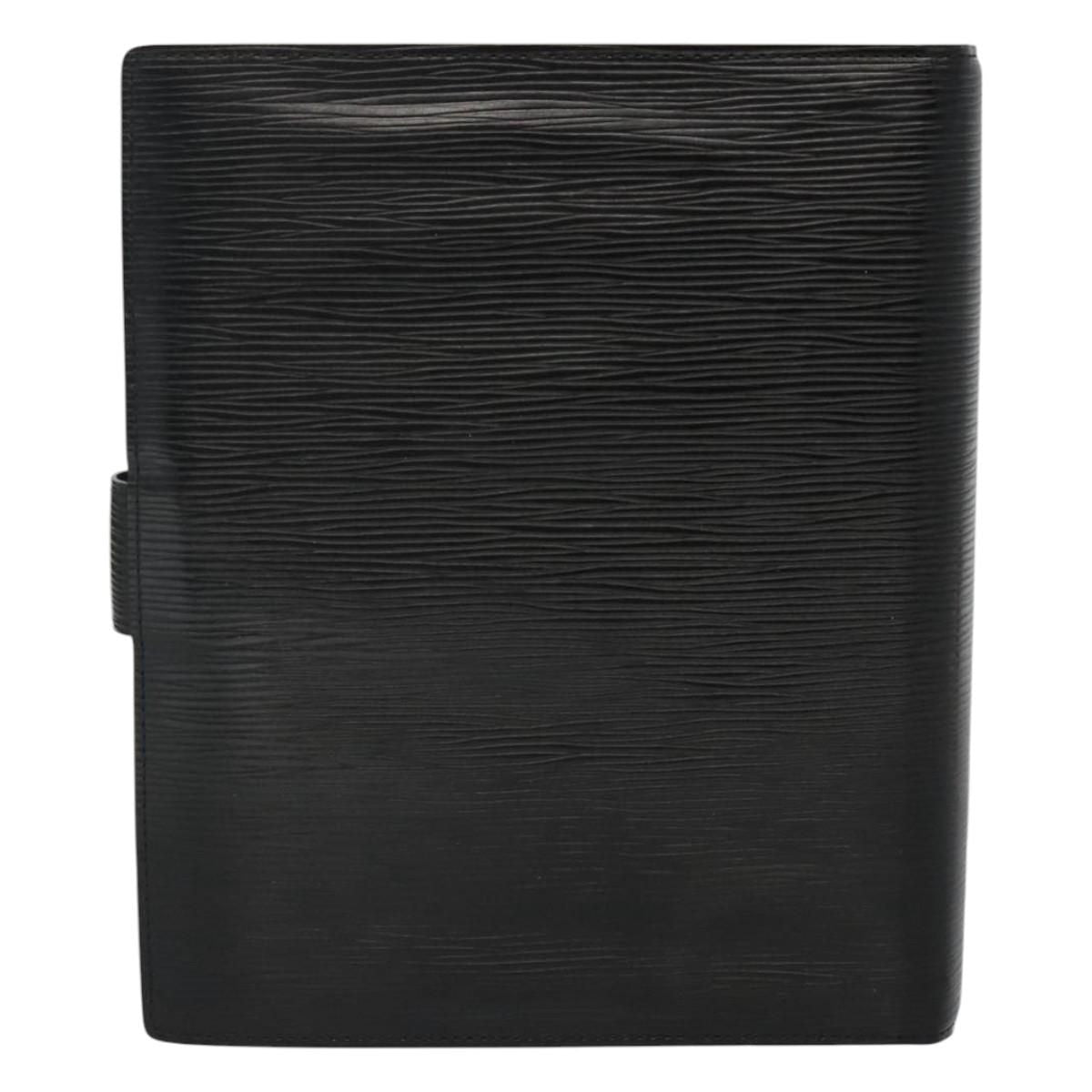Louis Vuitton Epi Agenda Gm Day Planner Cover Black R 20212 Lv Auth