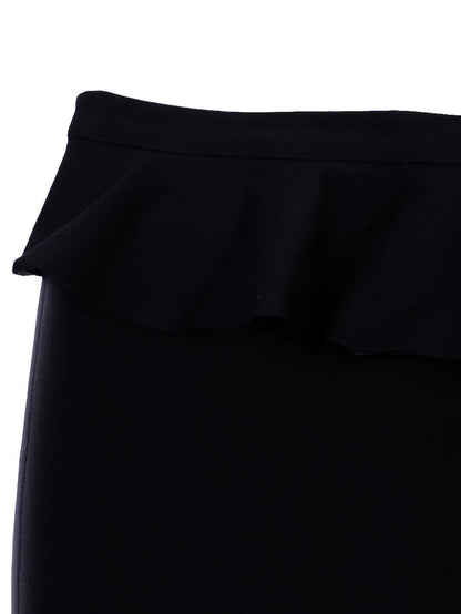 Excellent Armani Exchange Black Ruffle Skirt Size M Made in China