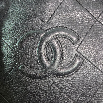 Chanel Turn-around Ligne Black Deerskin
