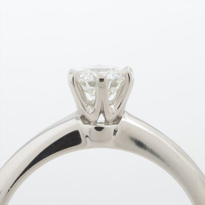 Tiffany &amp; Co. Solitaire Diamond Ring Pt950 4.6g 0.44