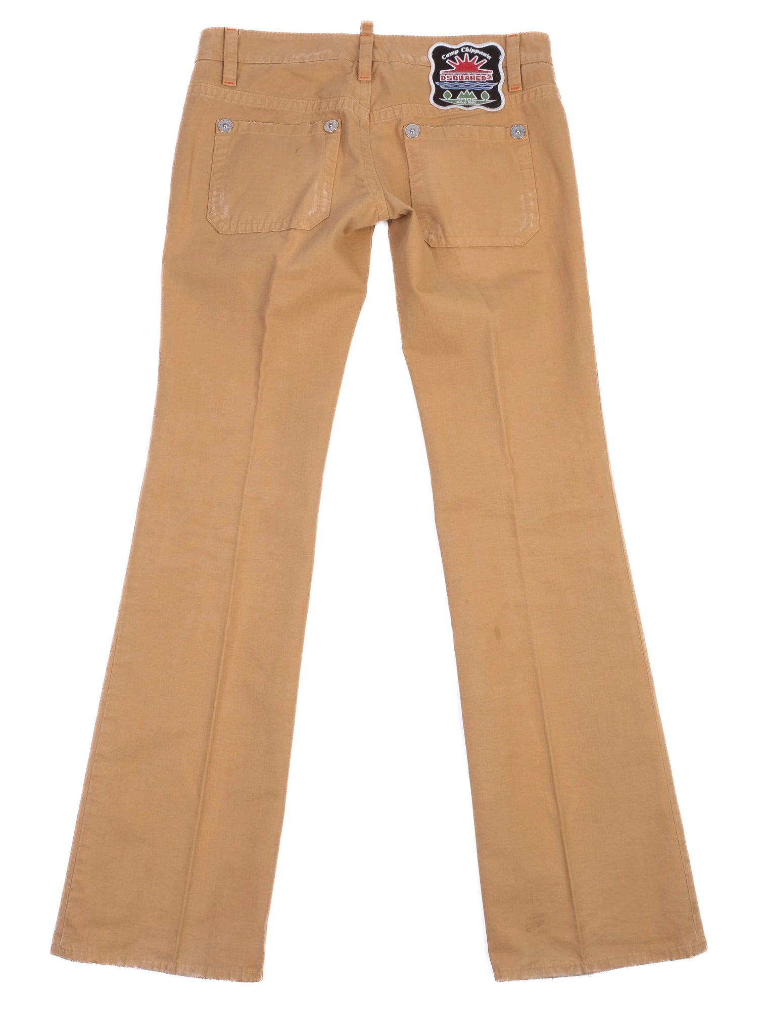 EXCELLENT 7 For All Mankind Orange Cotton Pants Size M Women