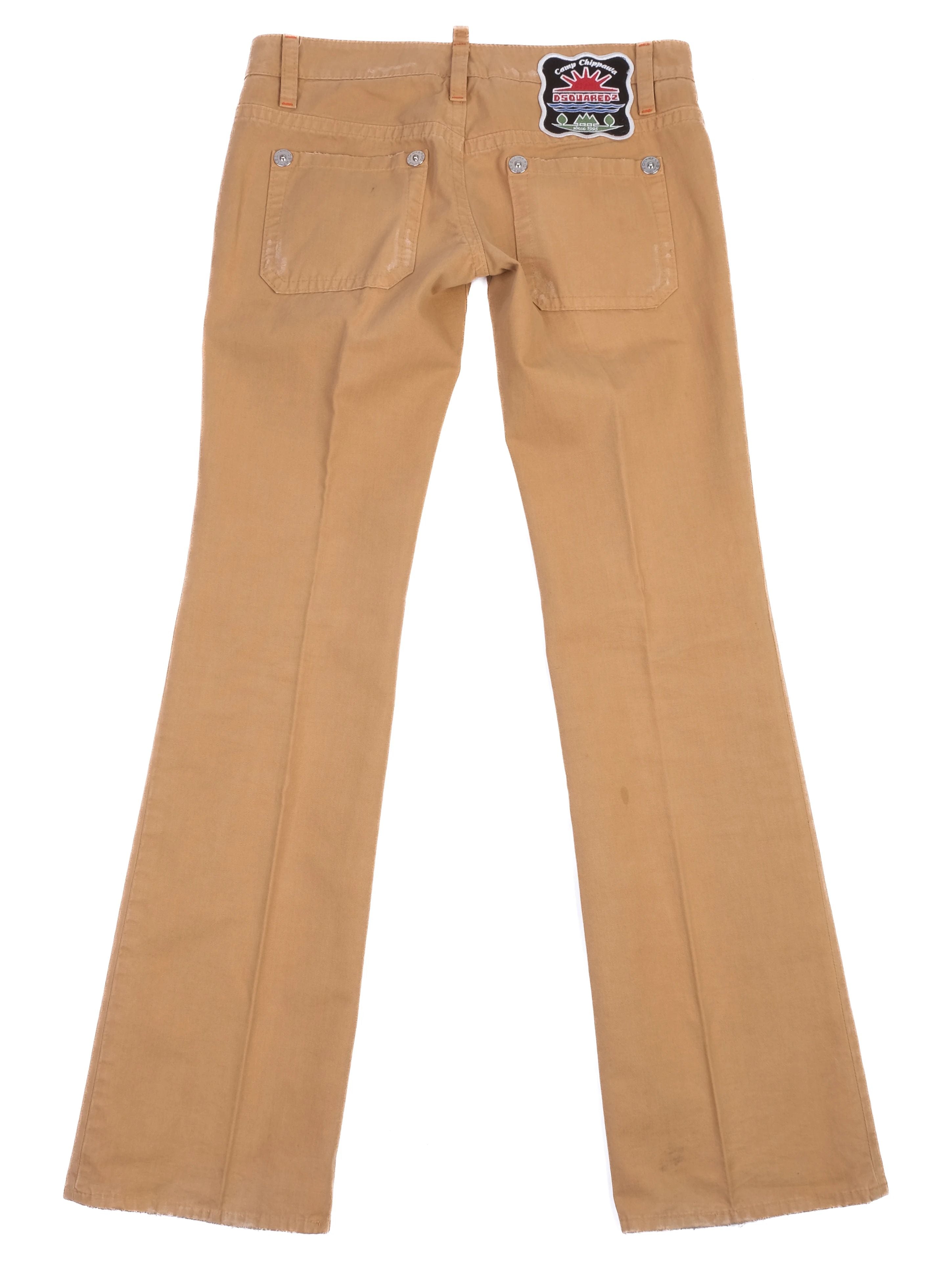 EXCELLENT 7 For All Mankind Orange Cotton Pants Size M Women