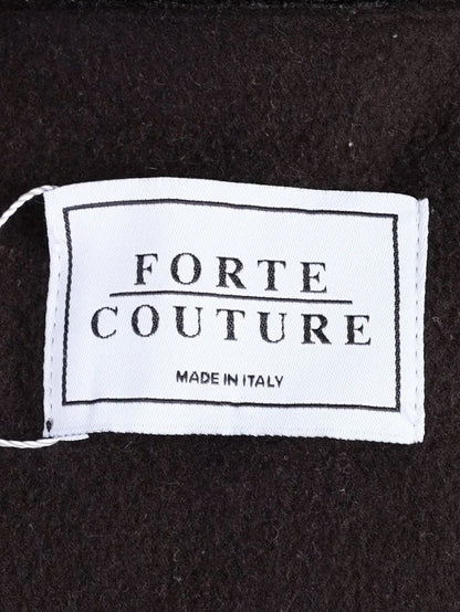 Excellent Forte Couture Black Zip-Up Jacket Size M,S