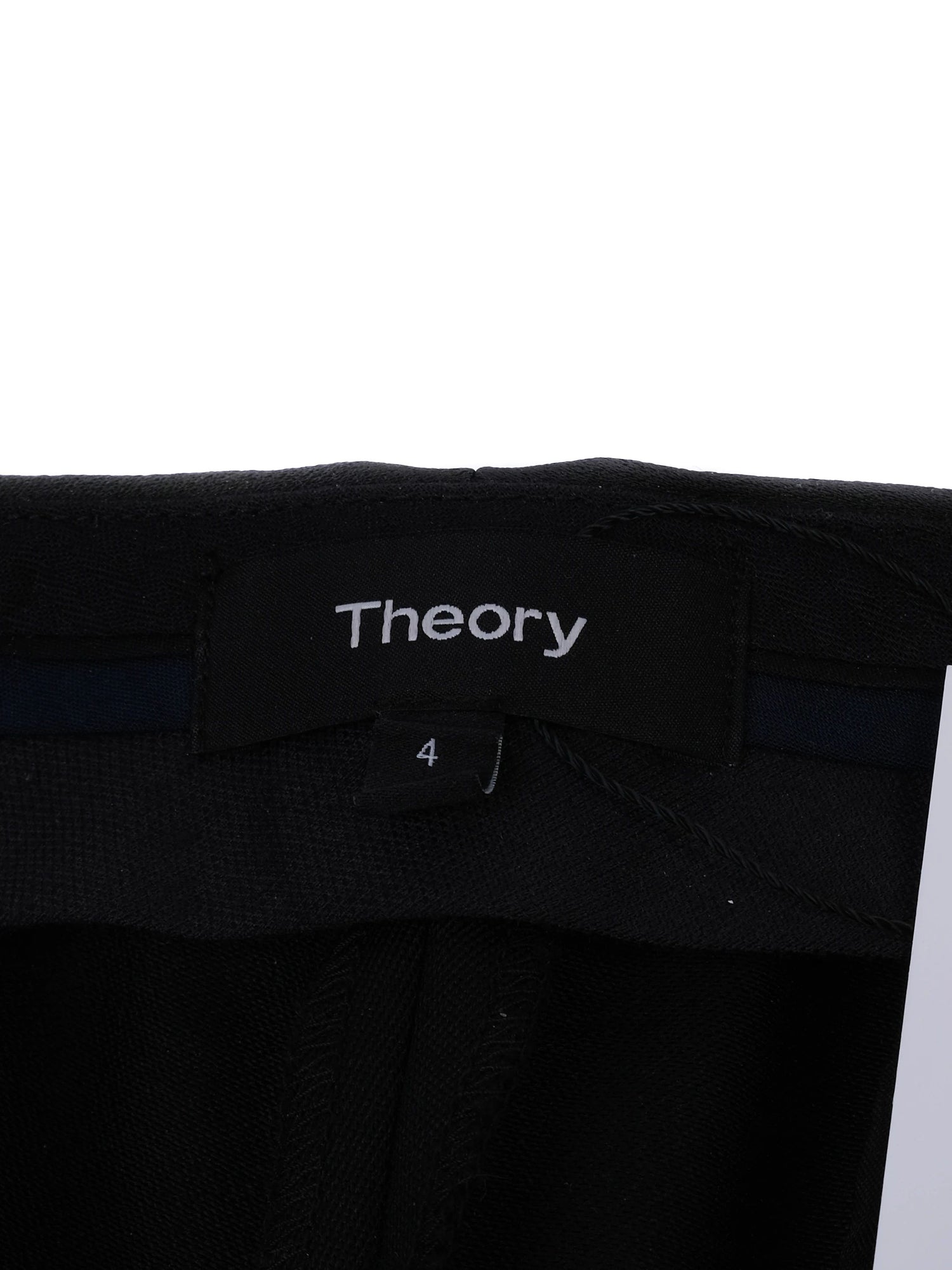 Excellent Theory Black Wool Pants Size 4 Women&