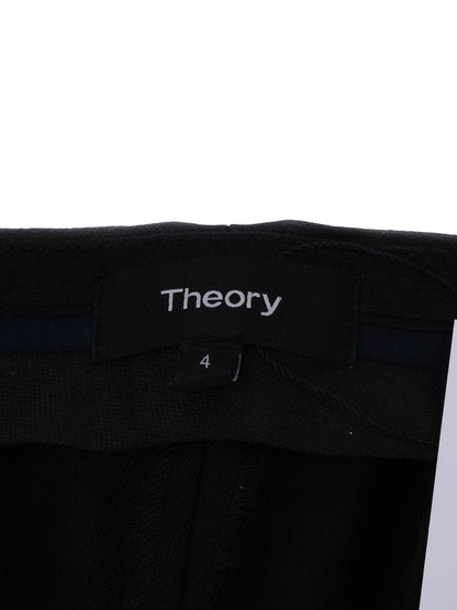 Excellent Theory Black Wool Pants Size 4 Women&