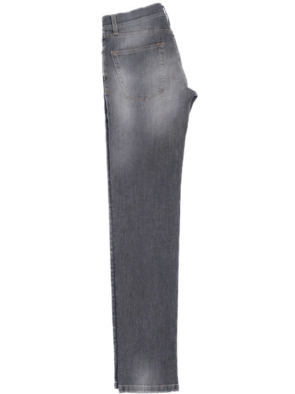 Excellent Dolce Gabbana Gray Cotton Jeans for Men