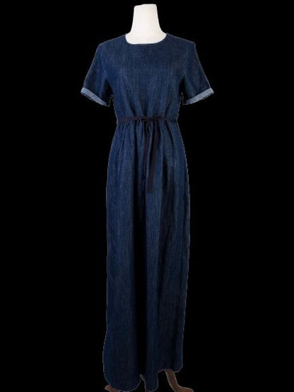 Max Mara Excellent Condition Blue Cotton Denim Dress Size S