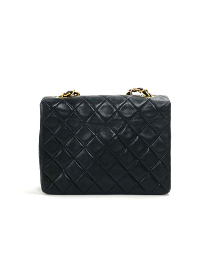 Chanel Small Classic Half Flap, Lambskin Quilted