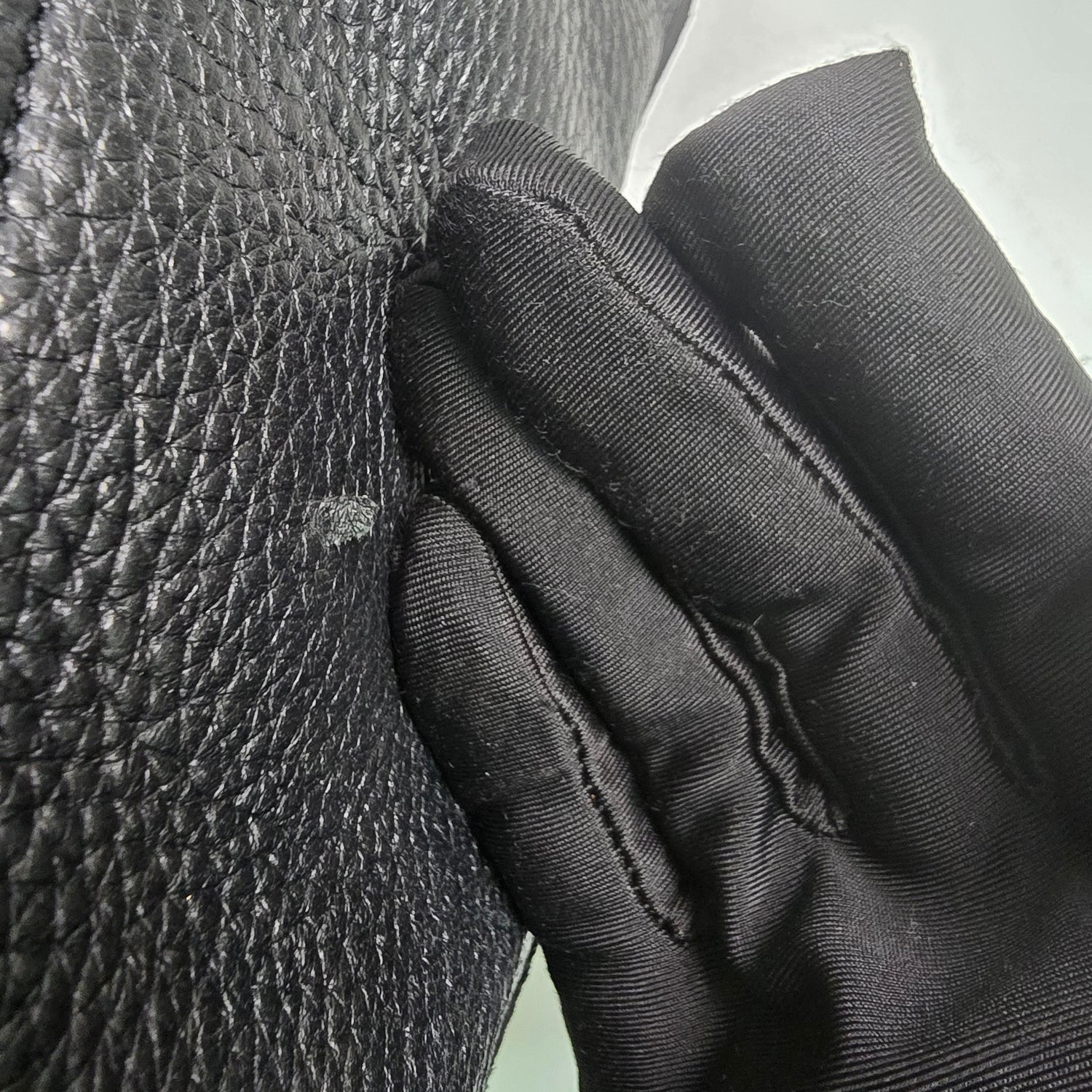 Chanel Turn-around Ligne Black Deerskin