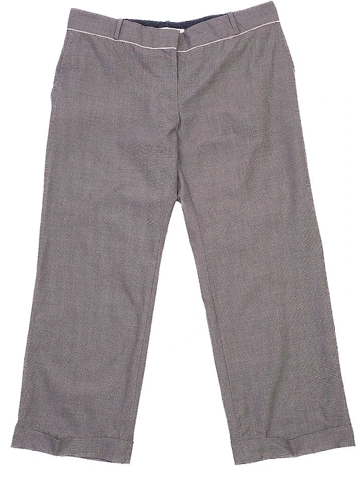 Excellent Stella McCartney Gray Pants Size M Textured Fabric