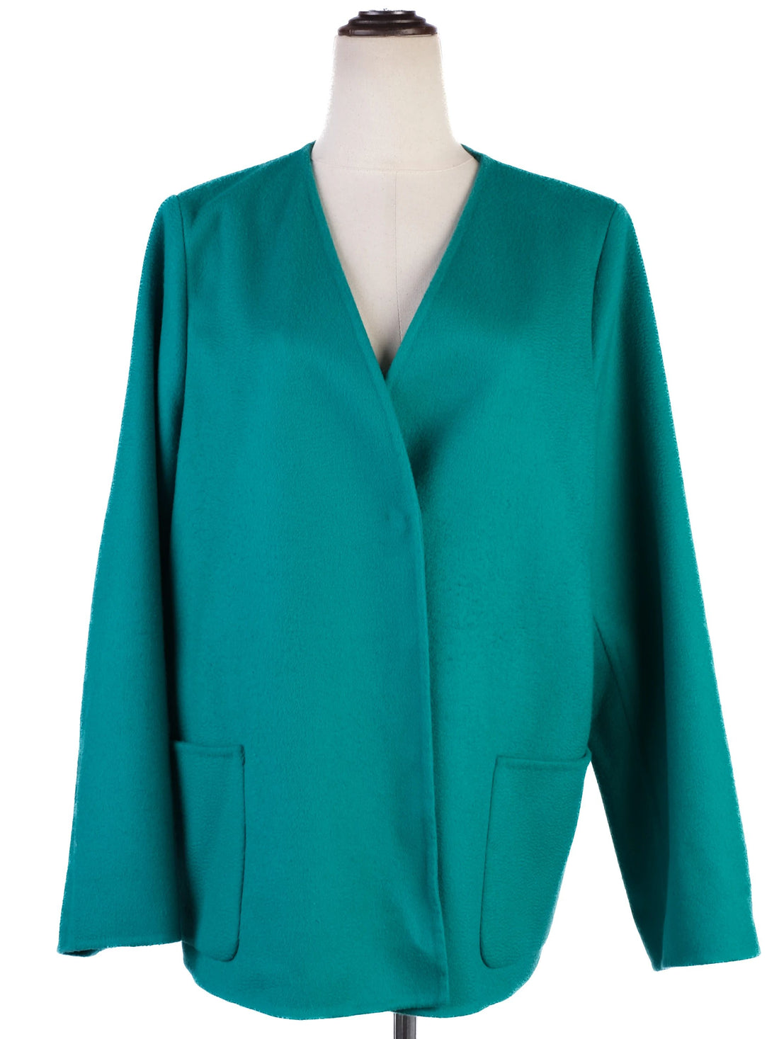 Excellent Marina Rinaldi Green Wool Blazer Size XL Women&
