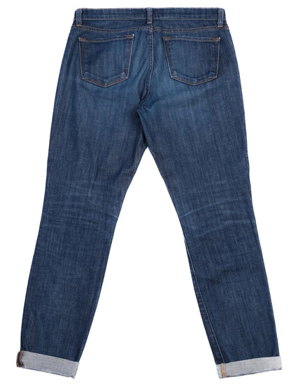 Excellent J Brand Blue Ripped Denim Jeans Women Size N/A