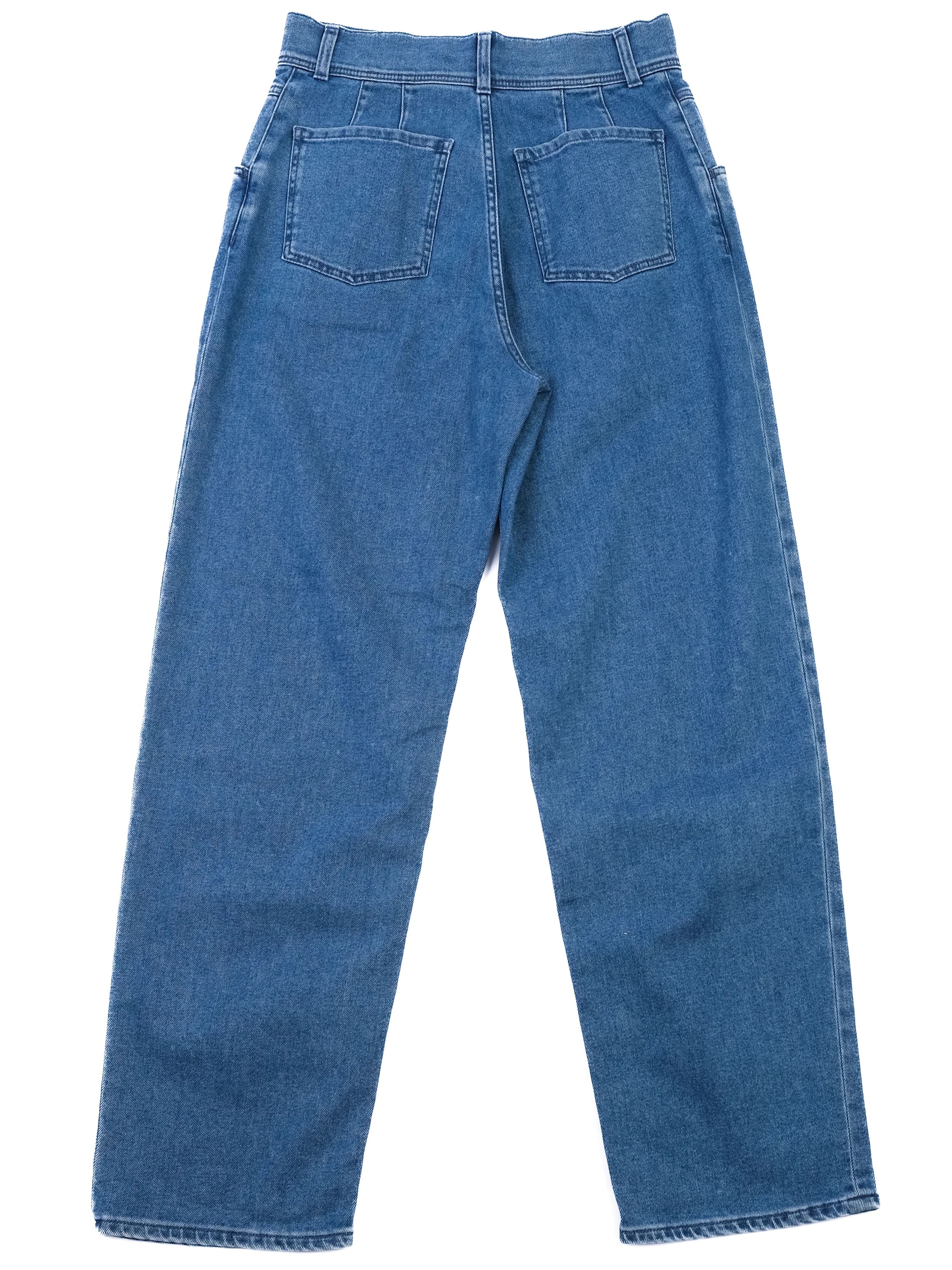 Excellent Maria Grazia Severi Blue Cotton Denim Jeans Size XL