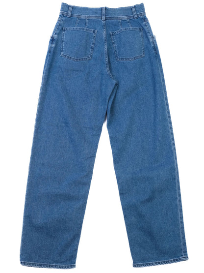 Excellent Maria Grazia Severi Blue Cotton Denim Jeans Size XL