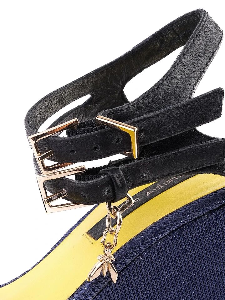 Perfect Patrizia Pepe Blue Woven Platform Wedge Sandals Size 35