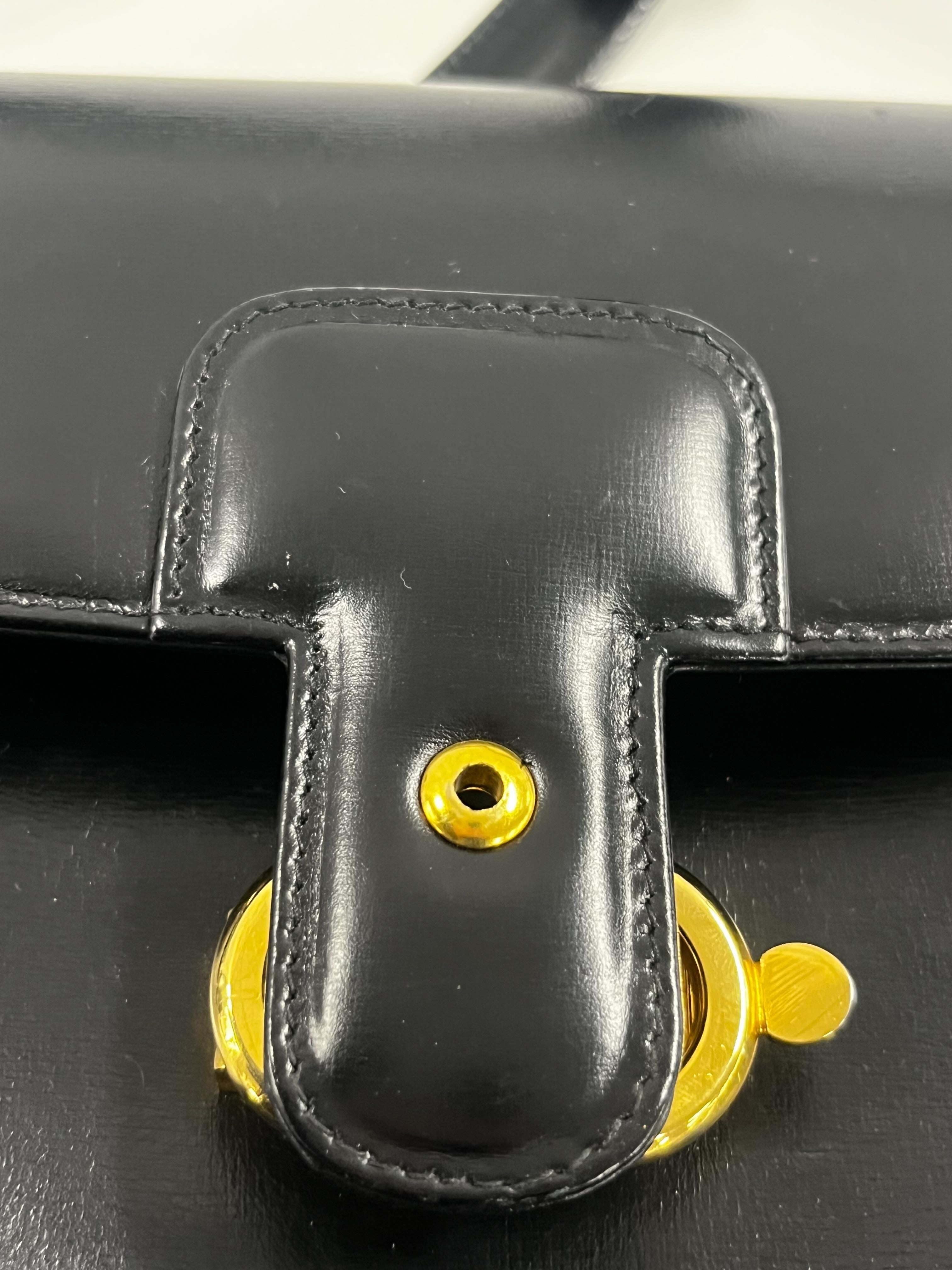 Celine Carriage Hardware Shoulder Leather Bag