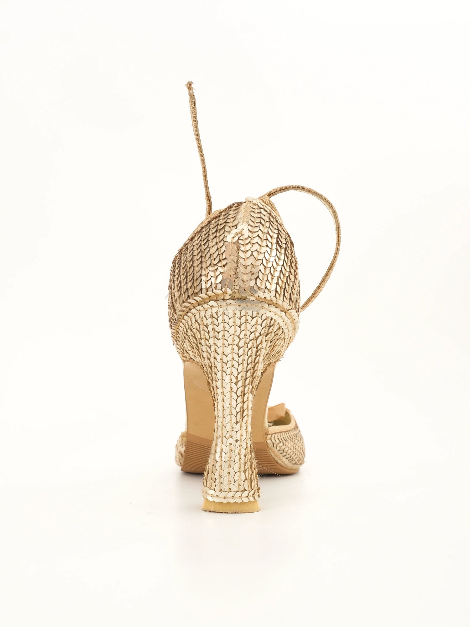 Excellent TWINSET Yellow Leather High-Heeled Shoes Size 38