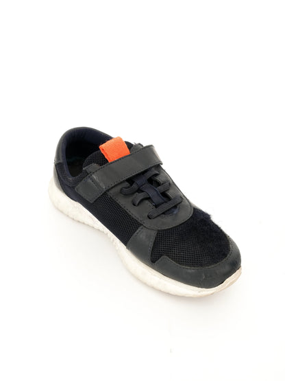 Excellent Jacadi Blue Sneakers with Velcro Strap Size 34