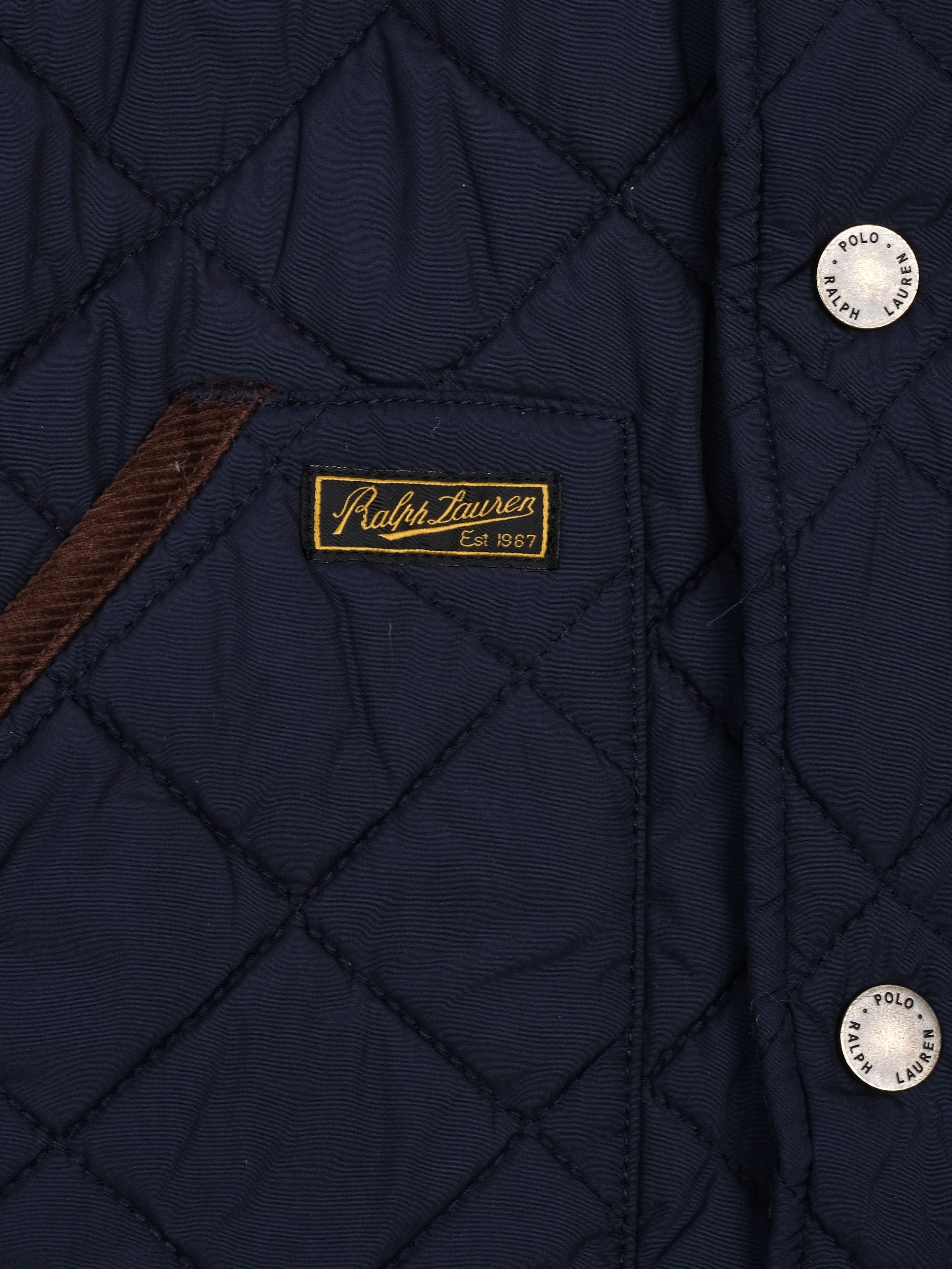 Excellent Polo Ralph Lauren Kids Gray Quilted Jacket Size 8