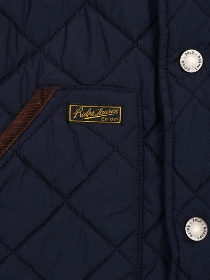 Excellent Polo Ralph Lauren Kids Gray Quilted Jacket Size 8