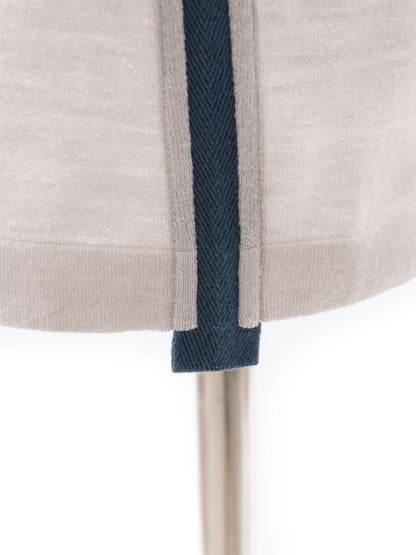 Excellent Hermes Gray Wool Polo Shirt Size L for Men