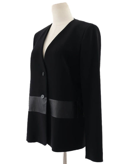 Max Mara Black Blazer XL Excellent Condition V-Neck Design