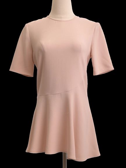 Excellent Stella McCartney Pink Peplum Top Size M Viscose