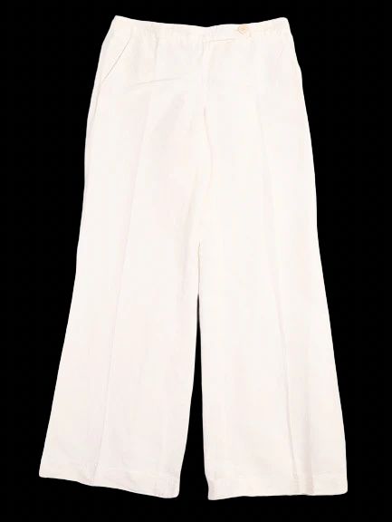 Excellent Emporio Armani White Cotton Pants for Women
